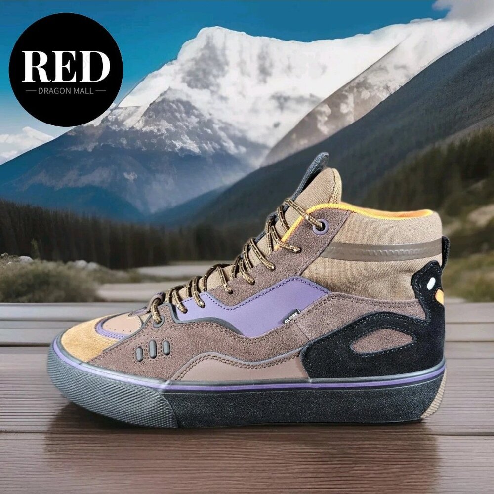 Globe Skateboard Shoes Dimension Brown Maalouf - Men's Size 10 - Picture 11 of 16